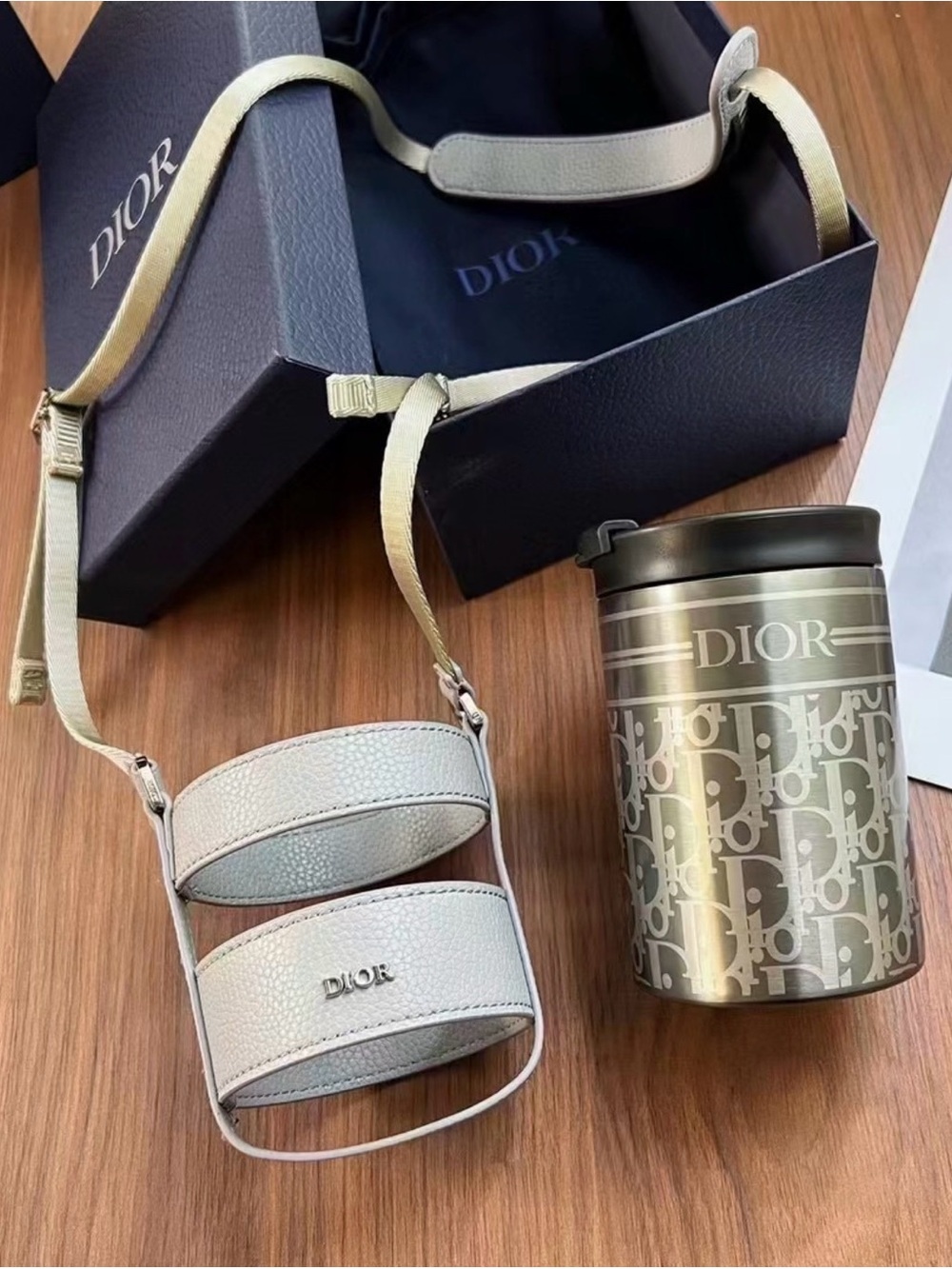 Dior Vibe Water Bottle & Bottle Holder Limited VIP Gift Novelty GWP. - Picture 4 of 13